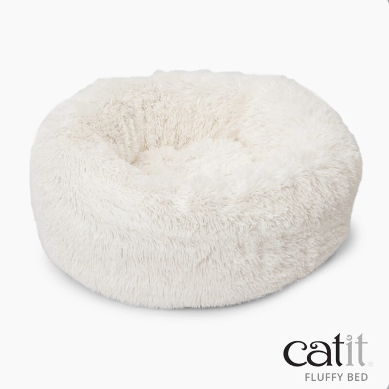 Soft Plush and Cozy Cylinder Cat Bed - Image 2