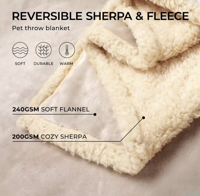 Pee Proof and Waterproof Comfortable Pet Blanket - Image 4